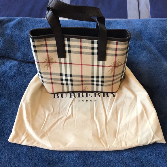 Classic Burberry Check Mini Tote - Picture 7 of 8